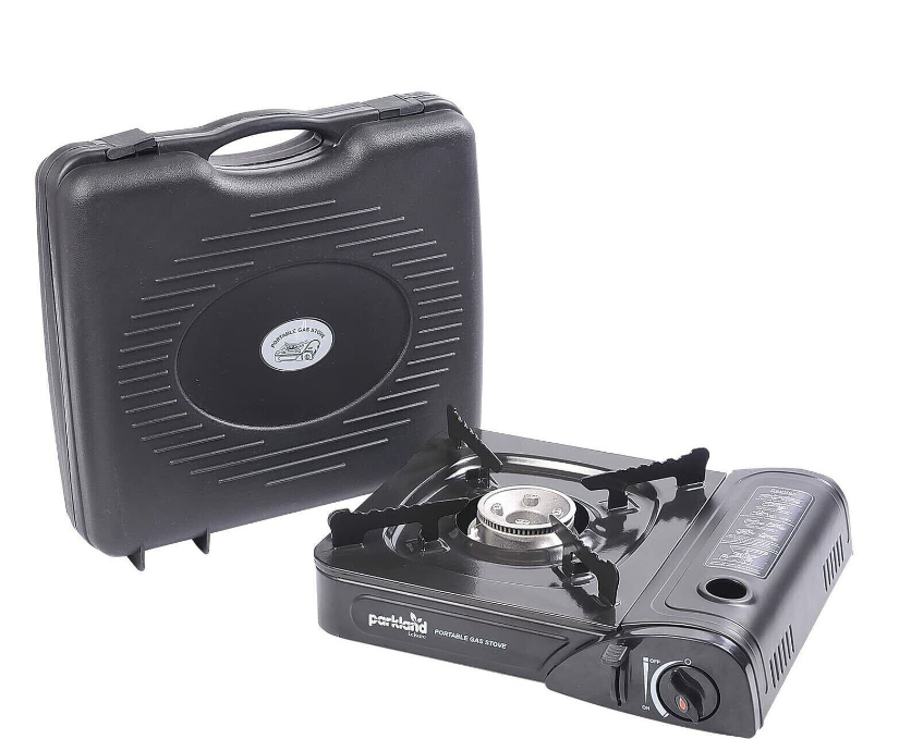 Parkland® Portable Single Burner Hob Camping Gas Stove Cooker With Gas