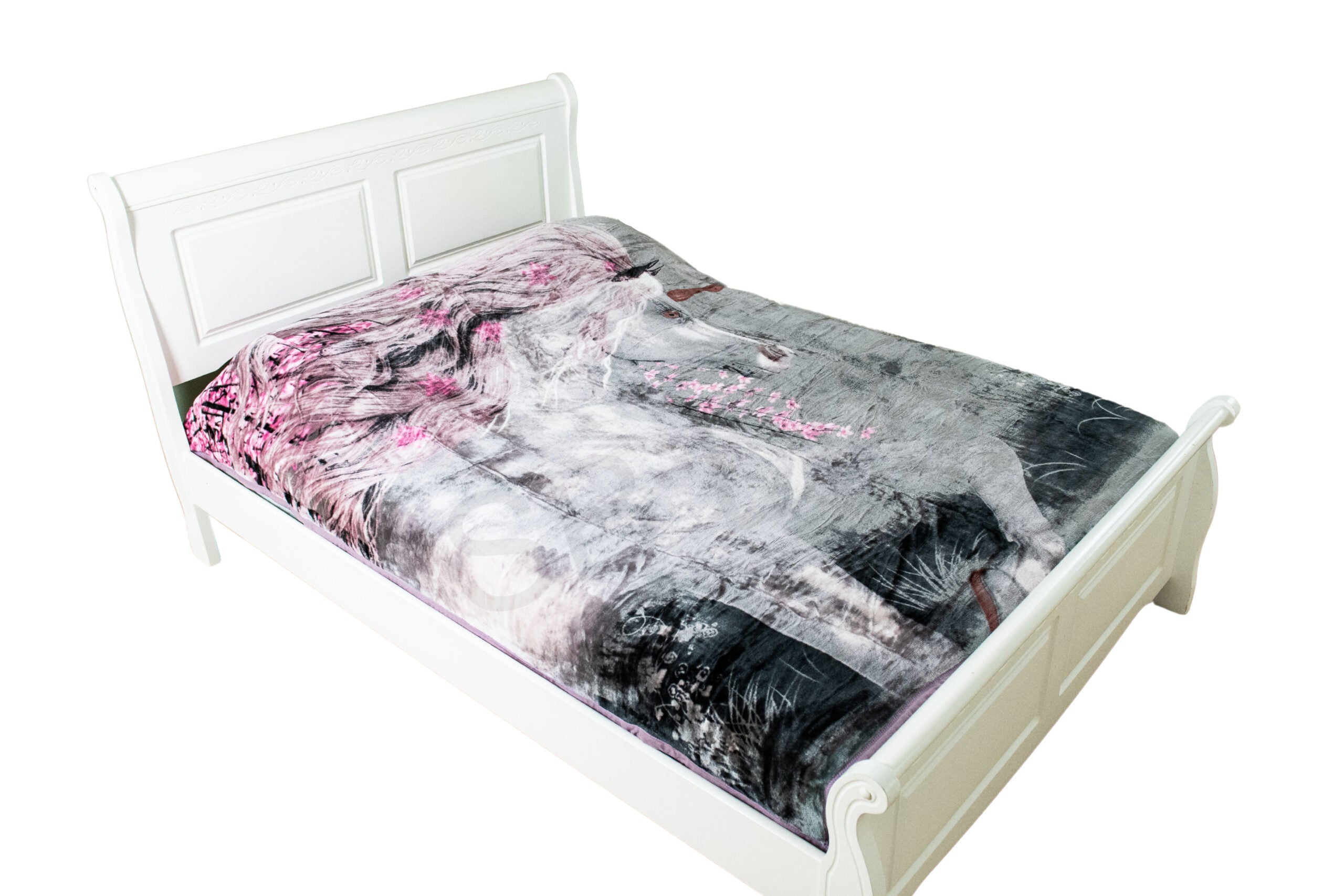 3D Unicorn Animal Mink Throw