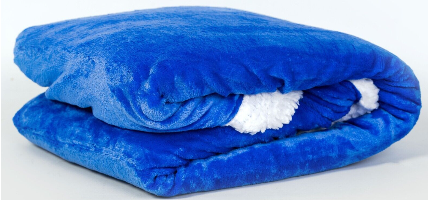 Super Soft Hoody Sherpa Faux Fur Hooded Snuggle Blanket Warm Throw