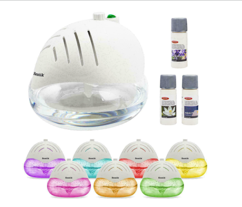 Globe Air Scent Revitaliser Purifier Freshener Ioniser Color Changing LED Light