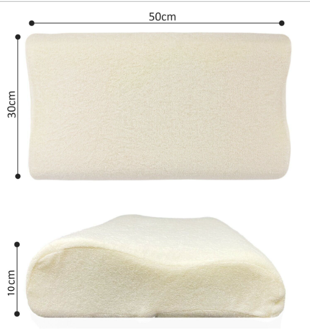 New Memory Foam Contour Pillow, Neck Back Head Support Orthopaedic Cushion