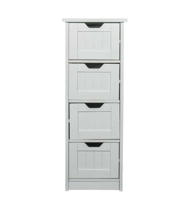 Tall 4 Drawer Storage Cabinet Modern Chest of Drawers uk