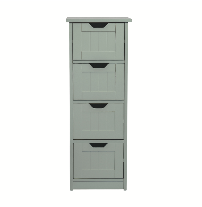 Tall 4 Drawer Storage Cabinet Modern Chest of Drawers uk