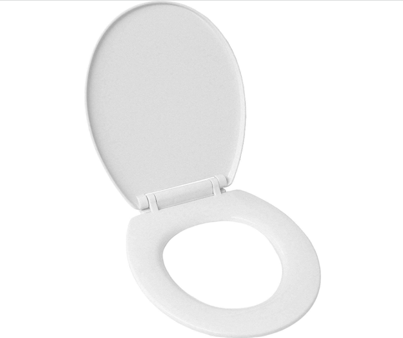 Soft Close Toilet Seat White Bathroom Oval Shape WC Heavy Duty Seats Anti Slam