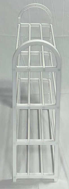 4 Tier Floor Standing Shoe Rack Organiser Free Stand Shelf Holder Storage