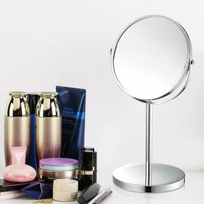 Makeup Magnifying Wall Mounted/Freestanding Swivel Shave Bathroom Vanity Mirror