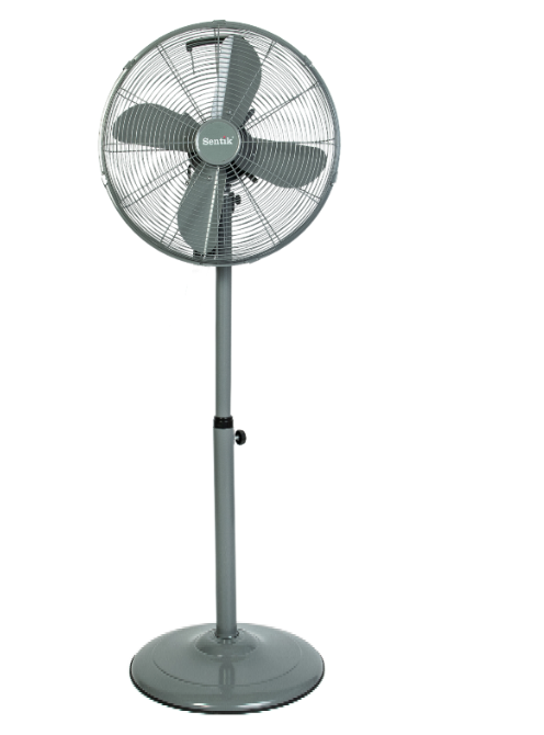 16" Metal Stand Fan Extendable 3 Speed Cool Home office Oscillating Pedestal Fan