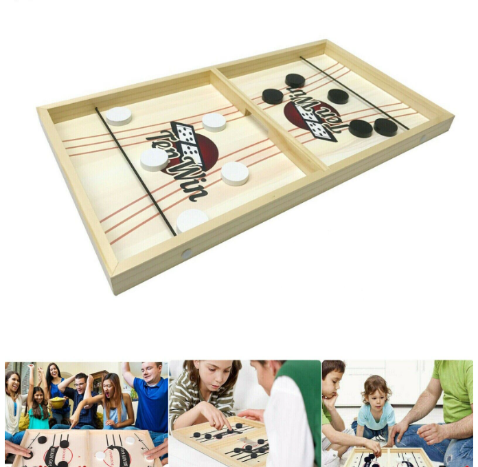 Wooden Elastic Chess Garden Kids And Family Fun Game Bouncing Fast Sling Board