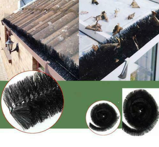 4m Gutter Guard Gutter Brush Leaf Guttering Drain Down Pipe Block Protection