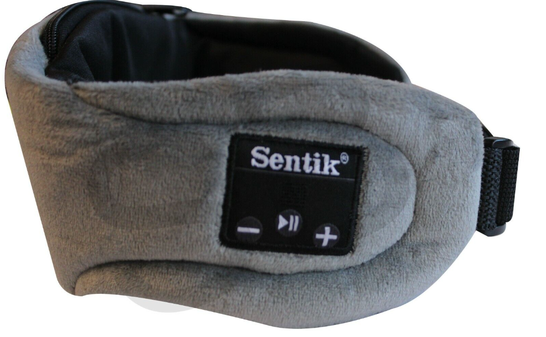 Sentik Wireless Musical Bluetooth Stereo Eye Mask Headphone Earphone Sleep Music