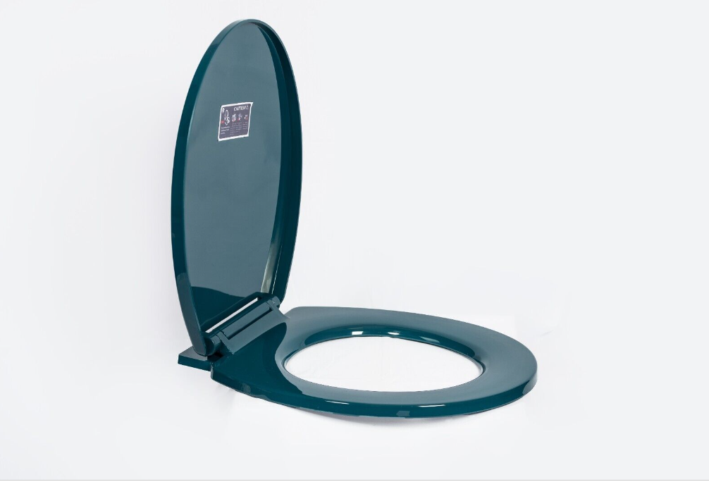 Soft Close Toilet Seat Bathroom Oval Shape WC Heavy Duty Seats Anti Slam