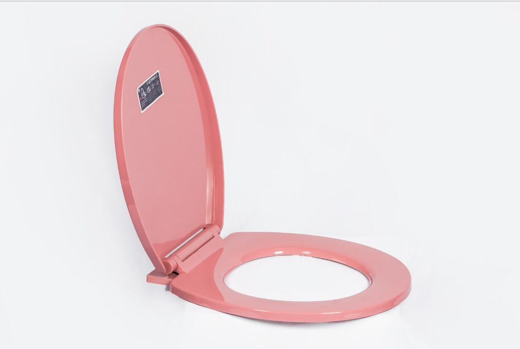 Soft Close Toilet Seat Bathroom Oval Shape WC Heavy Duty Seats Anti Slam