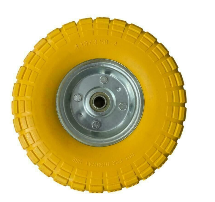 10" Puncture Proof Solid Rubber Sack Truck Trolley Wheel Spare Tyres Burst Proof