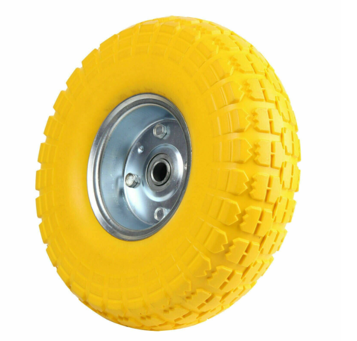 10" Puncture Proof Solid Rubber Sack Truck Trolley Wheel Spare Tyres Burst Proof