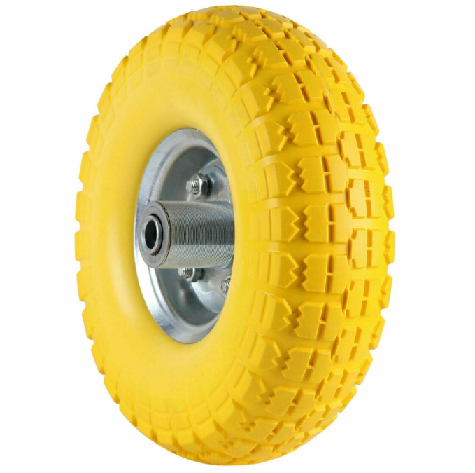 10" Puncture Proof Solid Rubber Sack Truck Trolley Wheel Spare Tyres Burst Proof