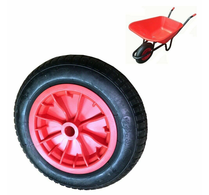 14" Pneumatic Sack Truck Trolley Wheel Barrow Garden Push Tube Tyres 3.50-8