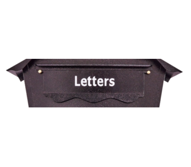 Large Wall Mounted Metal Mail Box Lockable Letter Post Outdoor With Keys