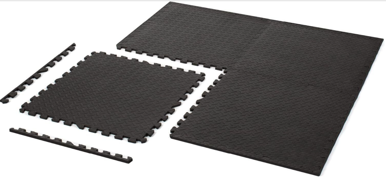 EVA INTERLOCKING FLOOR MATS SOFT FOAM GYM FLOORING MAT YOGA TILES 10 MM