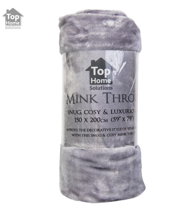 Roll Mink Throw Luxury Soft Warm Blanket Fleece Throw Warm Cozy Sofa Bed Décor