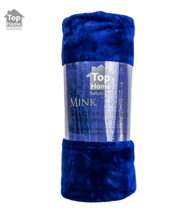 Roll Mink Throw Luxury Soft Warm Blanket Fleece Throw Warm Cozy Sofa Bed Décor