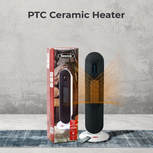 Sentik PTC Ceramic Heater Portable Oscillating Tower Space Heater 2000W